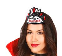 FIESTAS GUIRCA | Corona Miss Halloween Multicolor (Talla Única) - Diadema de Princesa para Fiestas de Disfraces - Ideal para Halloween y Eventos Temáticos - Todos los Usuarios - Multicolor