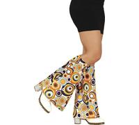 FIESTAS GUIRCA | Cubrebotas Patas de Elefante 70s (Adulto Unisex) - Accesorio de Disfraz para Fiestas Temáticas de los Años 70 y Carnaval - Ideal para Adultos Unisex - Multicolor