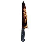 FIESTAS GUIRCA | Cuchillo Asesino Ensangrentado (37 cm) - Arma de Juguete para Disfraz de Halloween y Fiestas de Terror - Multicolor