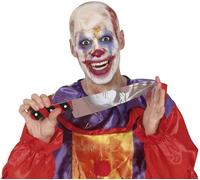 FIESTAS GUIRCA | Cuchillo de Payaso de Mentira (37 cm) - Accesorio para Disfraz de Asesino de Circo y Terror Halloween Carnaval Oktoberfest - Hombre Mujer Infantil