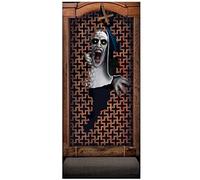 FIESTAS GUIRCA | Decoración Puerta Confesionario (80x180 cm) - Ideal para Halloween y Celebraciones de Policías - Decoración de Pared, Puerta y Ventana - Multicolor