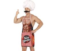 FIESTAS GUIRCA | Delantal con Sorpresa (Talla Única) - Accesorio de Disfraz para Despedida de Soltero y Fiestas de Doctores - Ideal para Celebraciones y Eventos - Adultos - Multicolor