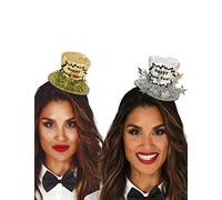 FIESTAS GUIRCA Diadema CHISTERA Happy New Year SURT.Plata Y Oro