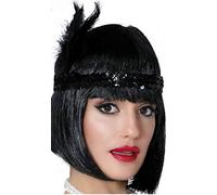 Fiestas GUIRCA Diadema de Charles surtida con Disfraz de Pluma de los años 20