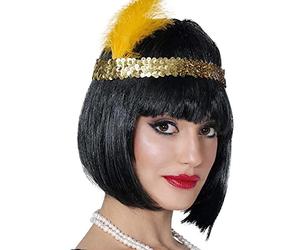 FIESTAS GUIRCA Diadema de Charles surtida con Disfraz de Pluma de los años 20