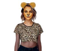 FIESTAS GUIRCA | Diadema de León (Talla Única) - Accesorio de Disfraz para Fiestas de Animales y Carnaval - Ideal para Niños y Adultos - Marrón