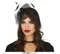 FIESTAS GUIRCA Diadema Flor Negra