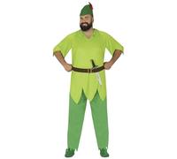 Fiestas Guirca Disfraz de Arquero Verde para Hombre Adulto - Talla XL 54-56