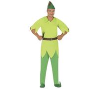 FIESTAS GUIRCA Disfraz Arquero Verde Hombre - Flying Fairy Tale Boy Disfraz Hombre Talla S 46-48