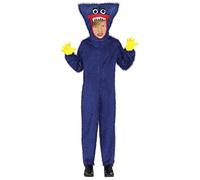 FIESTAS GUIRCA | Disfraz Boogie Hugger Infantil (3-4/Años) - Capucha y Mono - Disfraces de Cuentos, Hadas, Videojuegos y Halloween para Fiestas de Disfraces - Ideal para Niños y Niñas - Azul