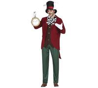 FIESTAS GUIRCA | Disfraz Bunny Hatter Adulto (48-50/M) - Chaleco, Chaqueta, Pajarita, Pantalón y Sombrero - Disfraces de Cuentos y Literatura para World Book Day, Halloween y Carnaval - Hombre