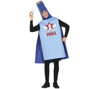 Fiestas Guirca Disfraz Captain Vodka Diseño Botella para Hombre (FG1231)