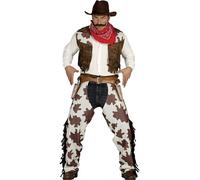 FIESTAS GUIRCA Disfraz Cowboy Adulto - Disfraz Vaquero Hombre Talla XL