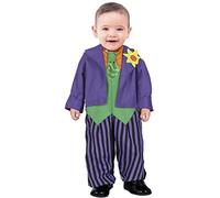 FIESTAS GUIRCA Disfraz de Bufón Loco con Encanto para Bebé Niño - Disfraz Halloween de Bebé 18-24 Meses