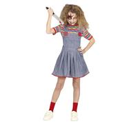 FIESTAS GUIRCA Disfraz de Muñeca Poseída para Niñas de 7-9 Años