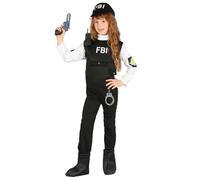 Fiestas Guirca Disfraz de Agente del FBI Infantil Unisex Talla 5-6 años