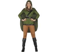 FIESTAS GUIRCA Disfraz de arquera para mujer adulta Talla 38-40