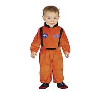 FIESTAS GUIRCA Disfraz de Astronauta Oficial de la NASA para Bebé - Traje Espacial Naranja - Disfraz de Astronauta para Niño de 12 a 18 Meses