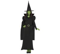 FIESTAS GUIRCA | Disfraz de Bruja Fantasía para Mujer (42-44/L) - Vestido, Sombrero, Capa y Cinturón - Disfraces de Halloween, Carnaval y Fiestas de Disfraces de Brujas - Ideal para Adultas - Negro