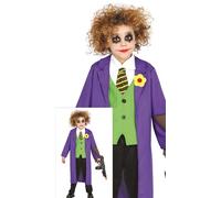 FIESTAS GUIRCA Disfraz de Buffoon asesino niño - Talla 10-12 Años