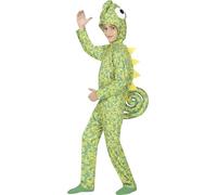 Fiestas Guirca Disfraz de camaleón para niños de 10 a 12 años