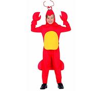 Fiestas Guirca Disfraz de Cangrejo para niños de 5 a 6 años