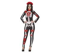 FIESTAS GUIRCA Disfraz de Catrina Silueta para Mujer