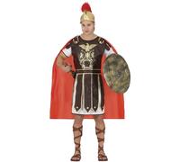 FIESTAS GUIRCA | Disfraz de Centurión Romano Adulto (54-56/XL) - Capa, Casco, Chaleco, Cinturón y Túnica - Disfraces de Romanos y Griegos para Halloween, Carnaval y Fiestas de Disfraces - Hombre