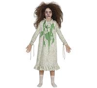 FIESTAS GUIRCA Disfraz de Chica Poseída - Niña Fantasma Exorcismo - Disfraz Niña Halloween 10-12 Años