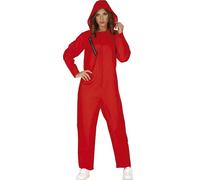 FIESTAS GUIRCA Disfraz de Condenada con Capucha Roja Mujer Adulta Talla XL