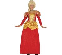 FIESTAS GUIRCA | Disfraz de Condesa para Mujer (38-40/M) - Vestido y Enagua - Disfraces de Marquesa, Nobleza y Aristocracia para Halloween, Carnaval y Fiestas de Época - Ideal para Adultas