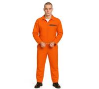 Fiestas Guirca – Disfraz de Convicto Naranja – Talla M 48-50