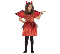 FIESTAS GUIRCA Disfraz de Diablesa Coqueta - Diablita Roja - Disfraz Niña Halloween 10-12 Años