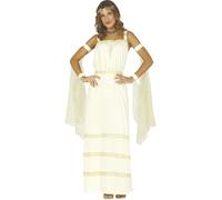 FIESTAS GUIRCA Disfraz de Diosa Griega Mujer - Disfraz de Toga Blanca Romana - Disfraz de Griega para Mujer Talla S 36-38