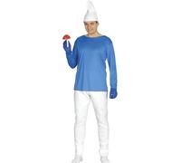 FIESTAS GUIRCA - Disfraz Enanito - Disfraz Enanito Adulto Azul Talla XL 54-56
