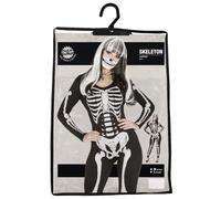 FIESTAS GUIRCA Disfraz de Esqueleto Silueta para Mujer M