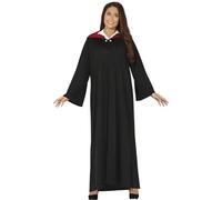 Fiestas Guirca - Disfraz de Estudiante de Magia Mujer - Túnica de Mago Negra - Talla S 36-38