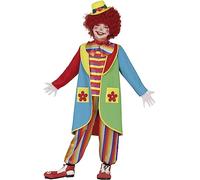 FIESTAS GUIRCA Disfraz de Flowy el Payaso para Niño - Disfraces de Payaso Colorido Niño 5-6 años