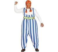 FIESTAS GUIRCA | Disfraz de Galo Forzudo Adulto (54-56/XL) - Cinturón y Pantalón - Disfraces de Guerreros y Vikingos para Halloween, Carnaval y Fiestas de Disfraces - Ideal para Hombres