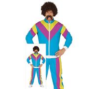 Fiestas Guirca Disfraz Gimnasta Hombre Adulto Chaqueta y Pantalón XXL 56-58 Azul Morado