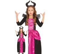 FIESTAS GUIRCA Disfraz de Hada lila para Niña - Disfraz de Reina de las Hadas con Diadema de Hada y Vestido Largo - Disfraces de Halloween para niñas de 7 a 9 años
