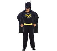 FIESTAS GUIRCA Disfraz de Héroe Negro Infantil Talla 10-12 Años