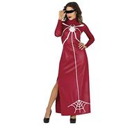 FIESTAS GUIRCA Disfraz de Heroína Araña Roja - Vestido Largo Elegante De Superhéroe - Disfraz Halloween Mujer Talla 42-44 L