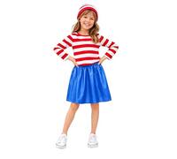 FIESTAS GUIRCA | Disfraz de Hiker Girl Infantil (7-9 Años) - Gorro, Camiseta y Falda - Disfraces de Aventurera y Exploradora para Carnaval, World Book Day y Fiestas de Disfraces - Ideal para Niñas