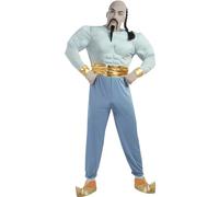 FIESTAS GUIRCA Disfraz de Mago Azul Hombre - Disfraz de Héroe de Cuento de Hadas Hombre Talla XL 56-58