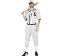 Fiestas Guirca Disfraz de jugador de béisbol para hombre adulto talla mediana