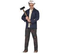 FIESTAS GUIRCA Disfraz de Machete Killer Hombre - Incluye Máscara, Chaqueta, Camiseta y Pantalón - Disfraces de Halloween para Hombre Talla M para Adulto