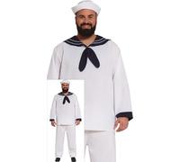 FIESTAS GUIRCA MARINERO BLANCO, ADULTO, 56-58 (XXL)