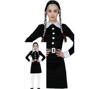 Fiestas Guirca - Disfraz Chica de Familia Gótica - Vestido negro - 14-16 años