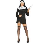 FIESTAS GUIRCA Disfraz de Monja Mujer Adulta Talla L 42-44